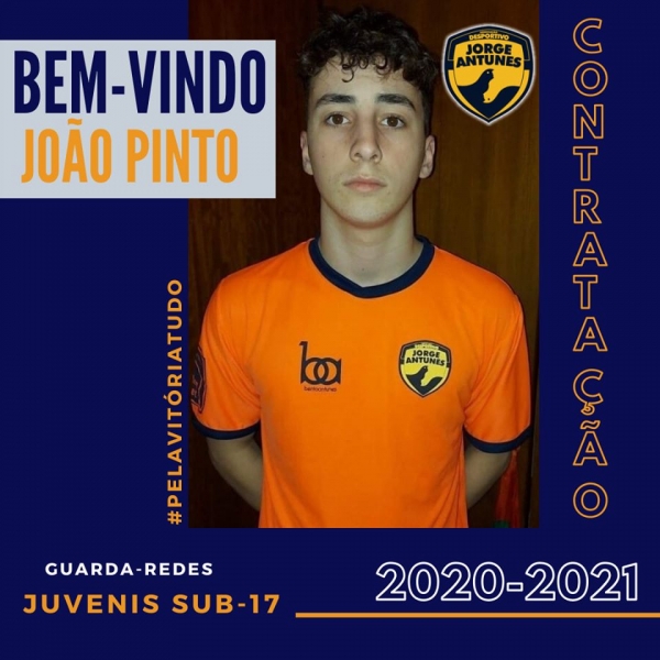 João Pinto é a primeira contratação dos Sub-17 do DJA para 2020/2021
