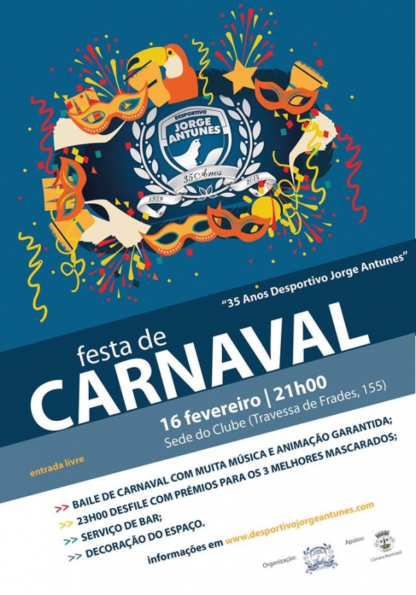 Venha ao Carnaval do Desportivo!