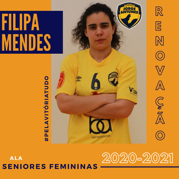Filipa Mendes renovou com o Desportivo Jorge Antunes