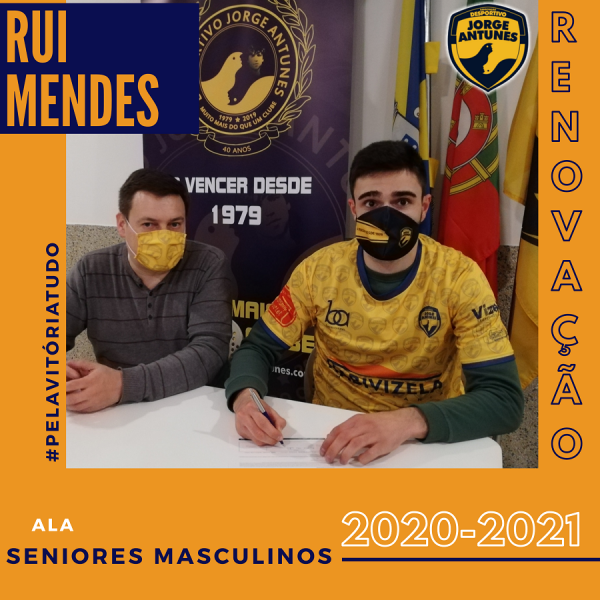 Rui Mendes renovou com o Desportivo Jorge Antunes