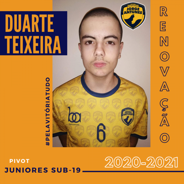 Duarte Teixeira renovou com os Sub-19 do DJA