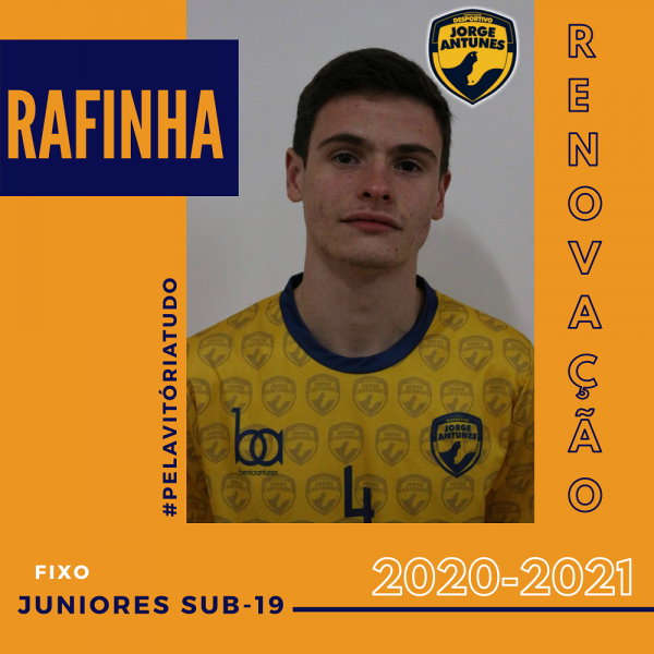 Rafinha renovou com o Desportivo Jorge Antunes