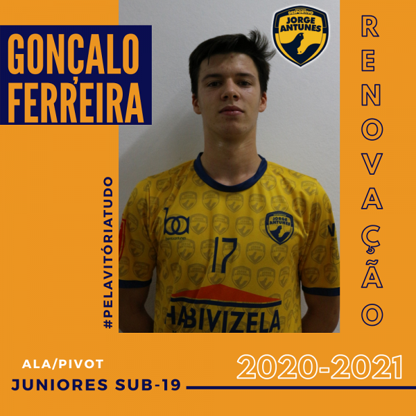 Gonçalo Ferreira renovou e subiu ao escalão de Sub-19 do DJA