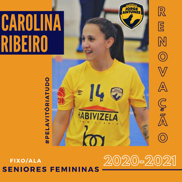 Carolina Ribeiro renovou com o Desportivo Jorge Antunes