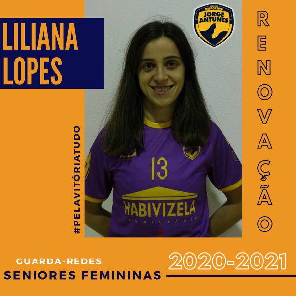 Liliana Lopes renovou com o Desportivo Jorge Antunes