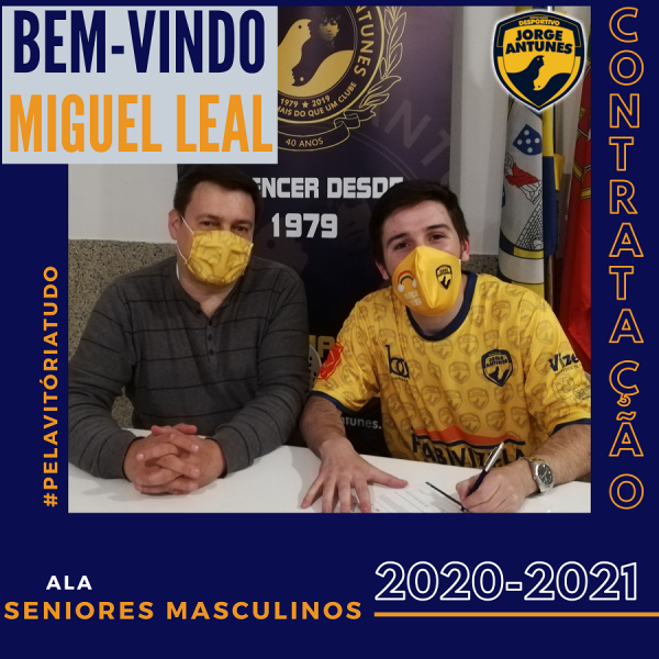 Miguel Leal é reforço dos Seniores Masculinos para 2020/2021