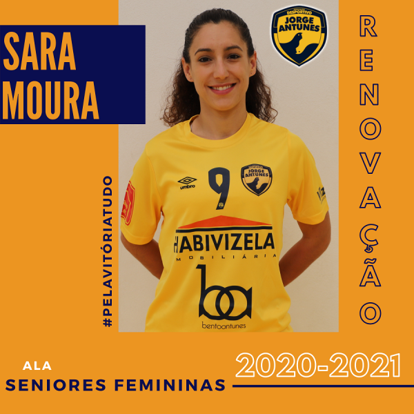 Sara Moura renovou com o Desportivo Jorge Antunes