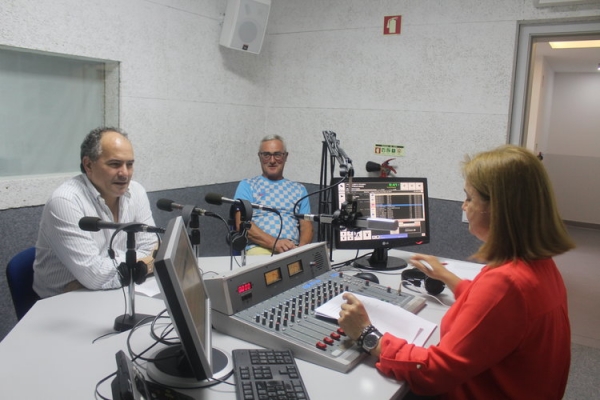 Presidente entrevistado na Rádio Vizela