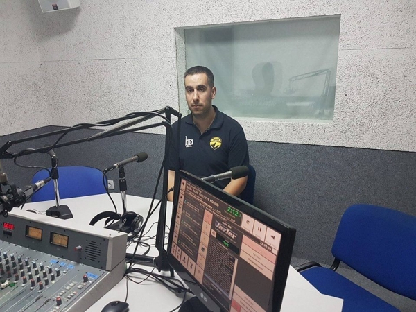 André Martins em entrevista na Rádio Vizela