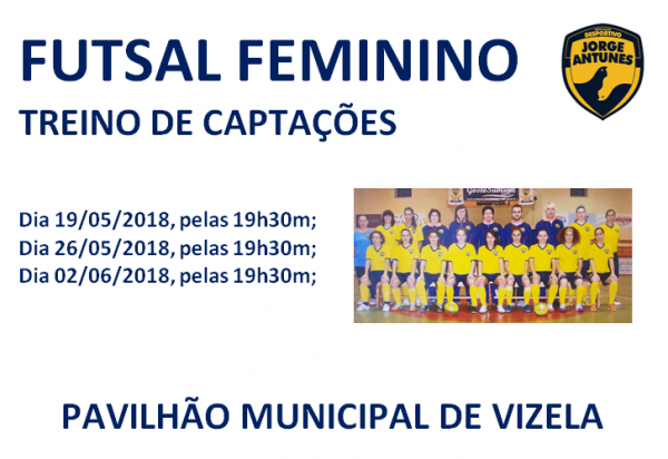 Treinos de Captação - Futsal Feminino